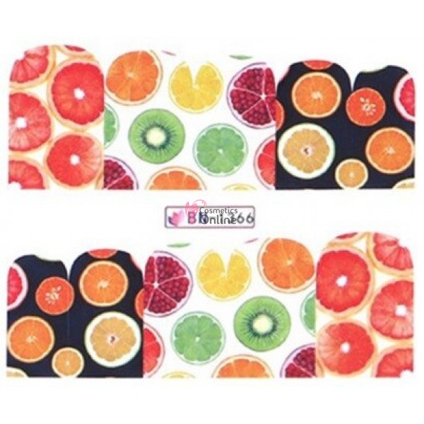 Stickere cu Apa pentru unghii cod BN1366 Fructe